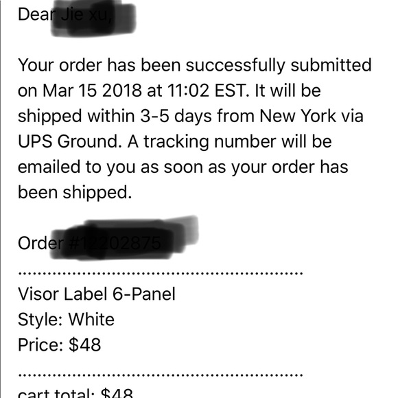 Supreme Visor 6-Panel White BOGO SS18 IN HAND - Picture 2 of 5